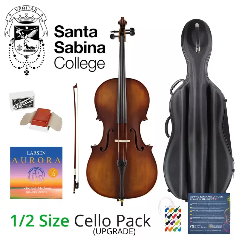 Santa Sabina 2026 Cello Pack with Pod Case 1/2 Size