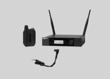 Shure GLXD14R+/B98 Digital Wireless Rack System with BETA98H Flexible Gooseneck Microphone